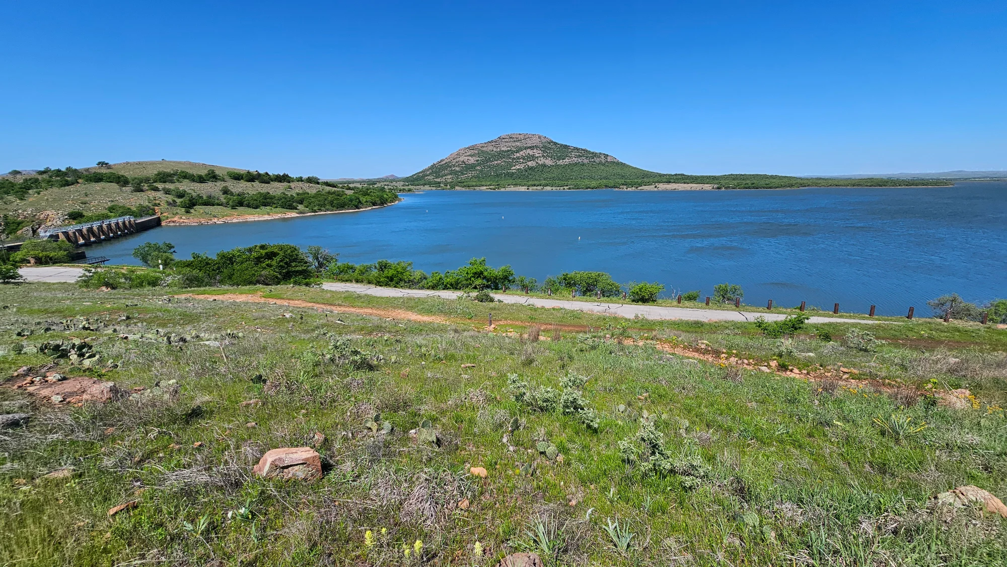 Oklahoma - Lake and Mt. Scott
